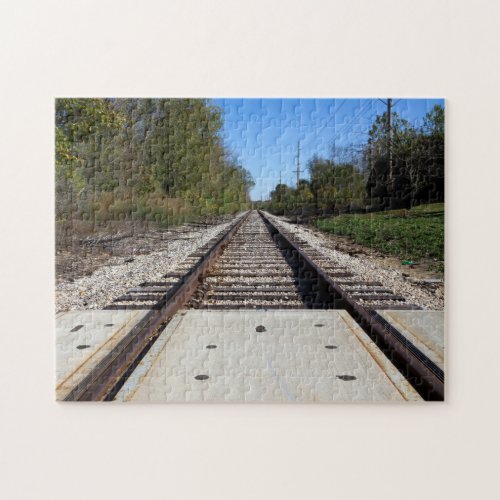 Railroad Tracks Jigsaw Puzzle