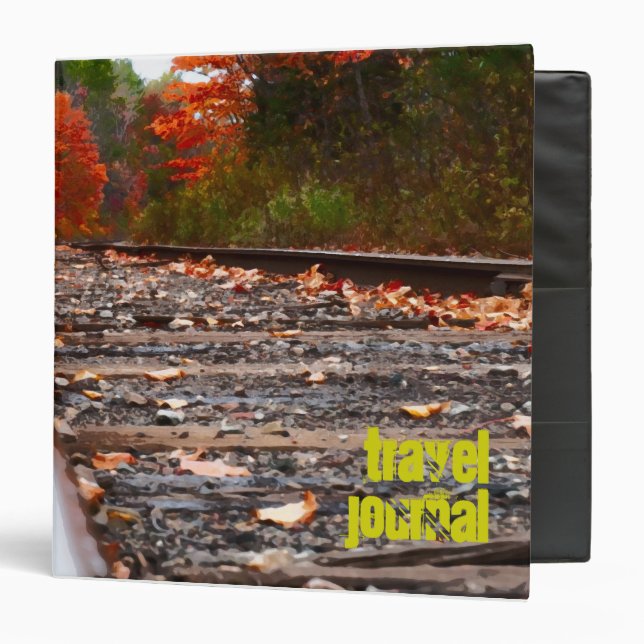 Railroad Tracks Painting Binder (Front/Inside)