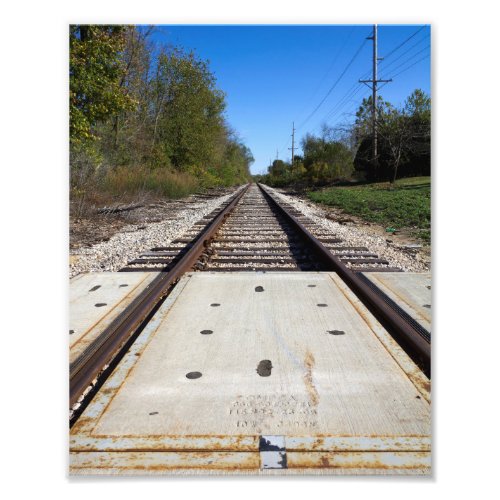 Railroad Tracks Photo Print