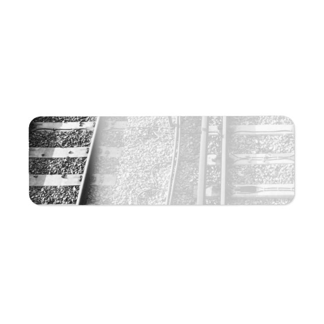 Railroad Tracks Picture. Label (Front)