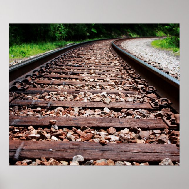 Railroad Tracks Poster (Front)