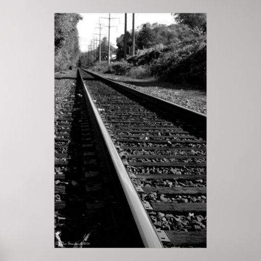 Railroad Tracks Print Zazzle