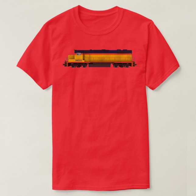 Railroad Train Engine 5 T-Shirt (Design Front)