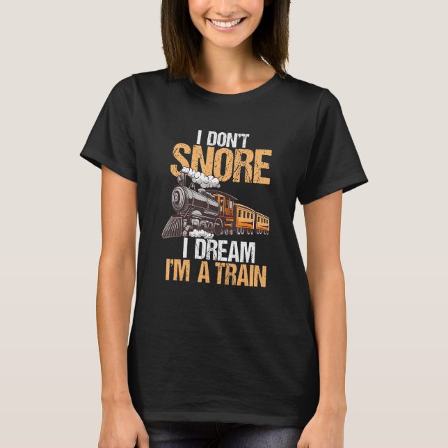 Railroad Train Engine Driver I Model Railroad 1 T-Shirt (Front)