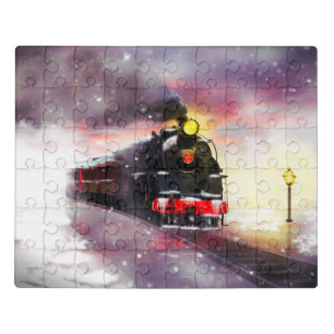 Railroad Train Jigsaw Puzzle