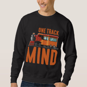 Railroad Train Lover Locomotive steam engine Sweatshirt