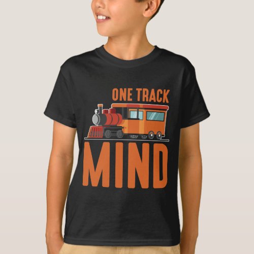Railroad Train Lover Locomotive steam engine T_Shirt