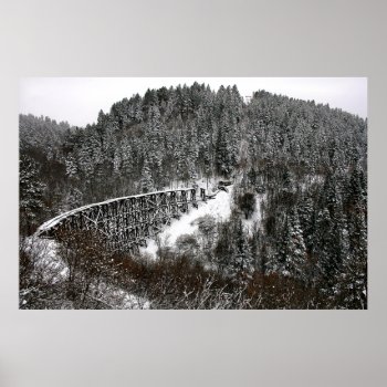 Railroad Trestle At Cloudcroft New Mexico Poster by NotionsbyNique at Zazzle