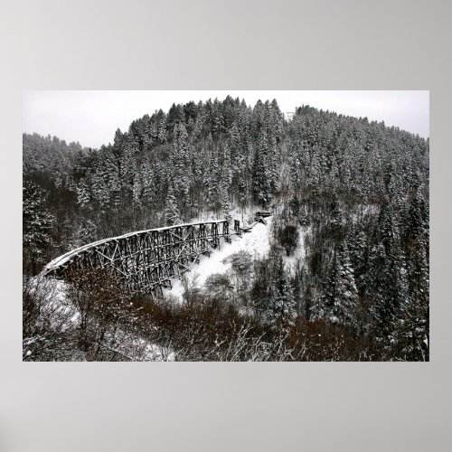 Railroad Trestle at Cloudcroft New Mexico Poster