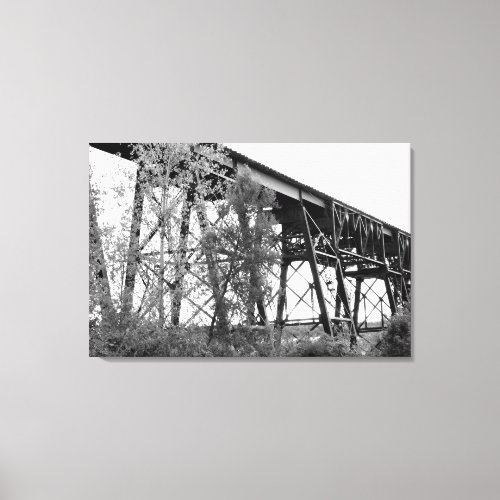 Railroad Trestle  Canvas Print