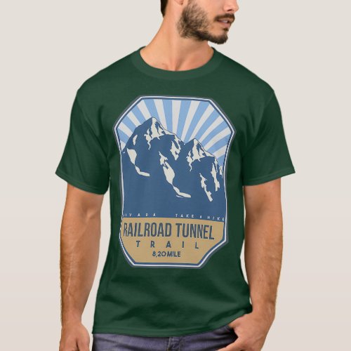 Railroad Tunnel Trail Nevada Hiking Trail T_Shirt