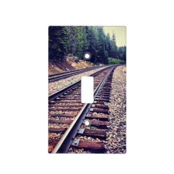 Railroad View Light Switch Cover by KaleenaRae at Zazzle
