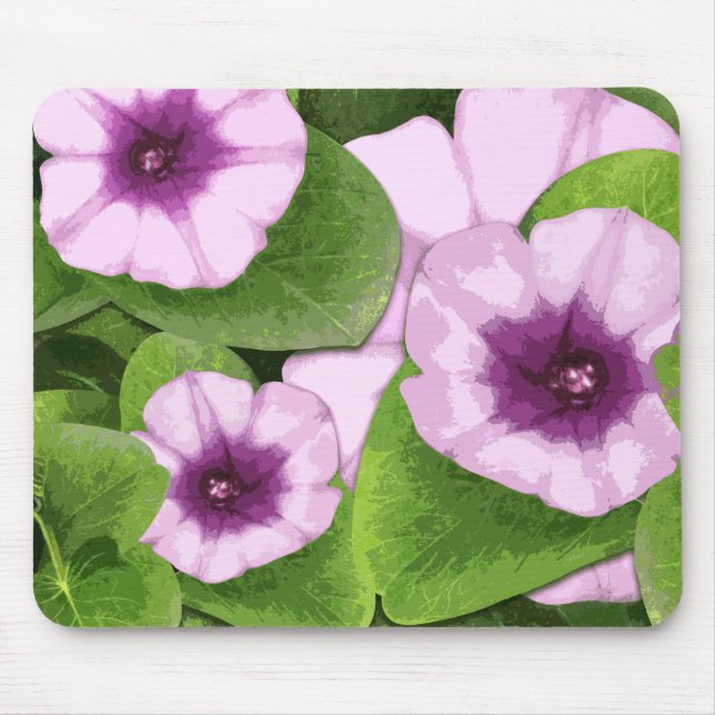 Railroad Vine Flower Mouse Pad (Front)