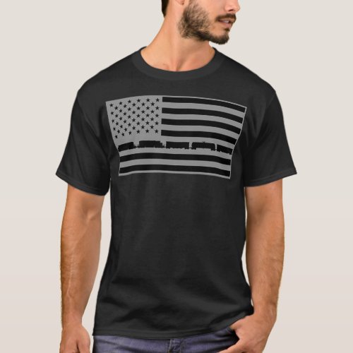 Railroad Worker Flag T_Shirt