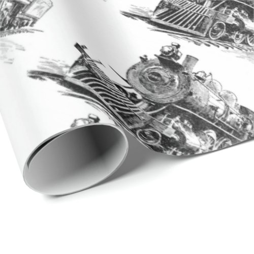 Railroad Wrapping Paper