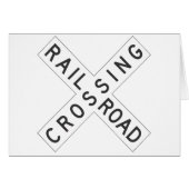 RailroadCrossing Sign (Front Horizontal)