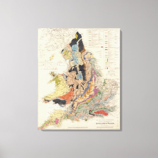 Railroads in England Canvas Print (Front)