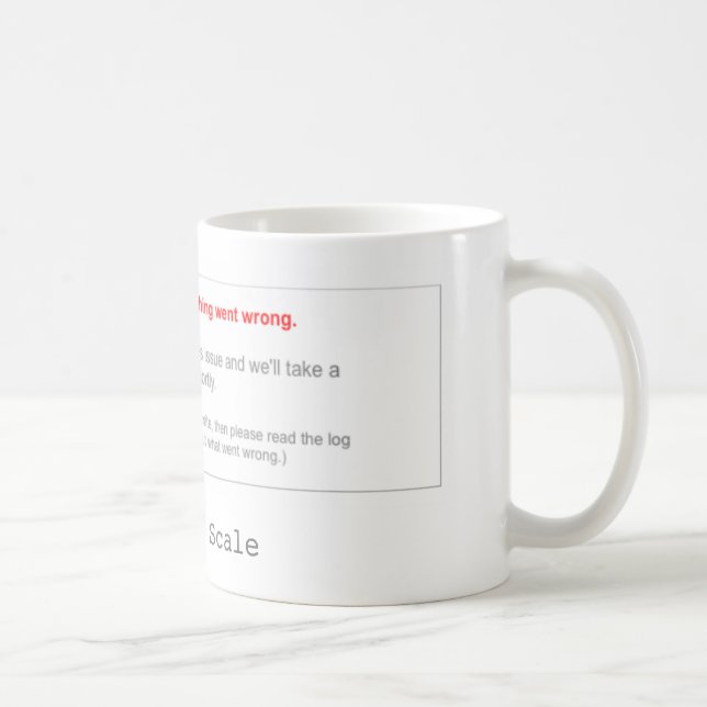 Rails Can't Scale Coffee Mug (Right)