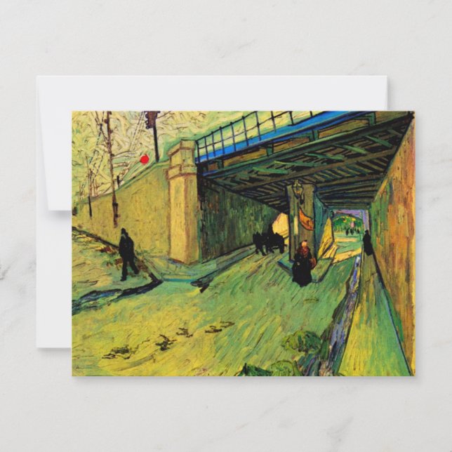 Railway Bridge over Montmajour by Vincent van Gogh (Front)