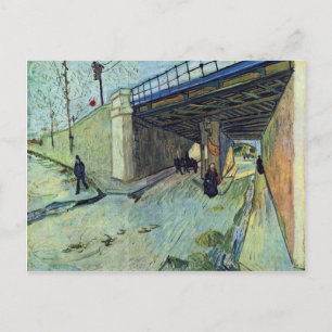 Railway Bridge Over The Road To Tarascon By Vincen Postcard