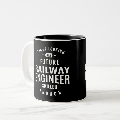 Railway Engineer Two_Tone Coffee Mug