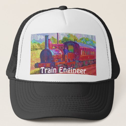 Railway Enthusiast Steam Train Engineer Hat Series