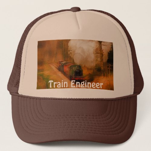 Railway Enthusiast Steam Train Engineer Hat Series
