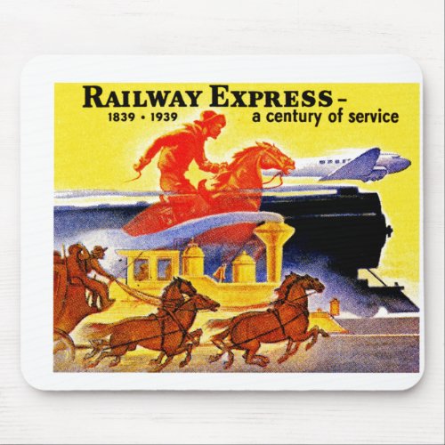  Railway Express a century of service Mouse Pad