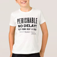 Railway Express Agency - Perishable - Kids Ringer T-Shirt