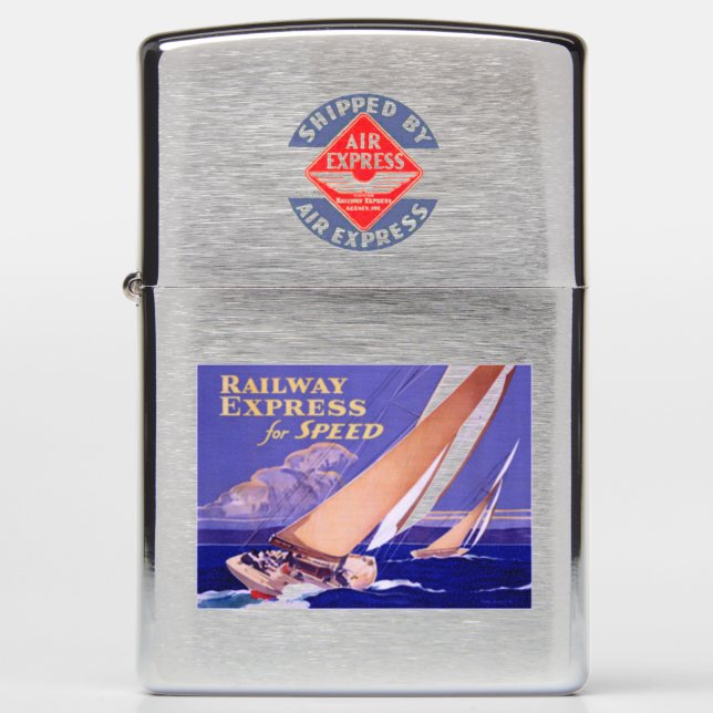 Railway Express for Speed     Zippo Lighter (Front)