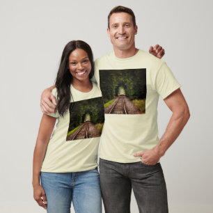 Railway green beautiful scenery T-Shirt