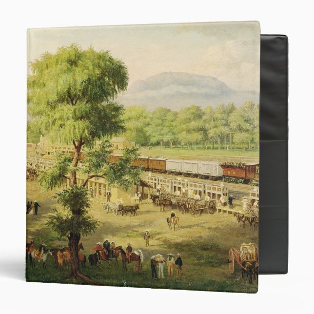 Railway in the Valley of Mexico, 1869 Binder (Front/Inside)