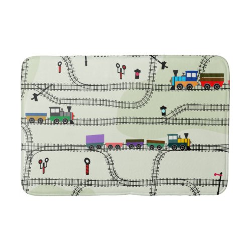 Railway Kids Trains & Tracks  Bath Mat