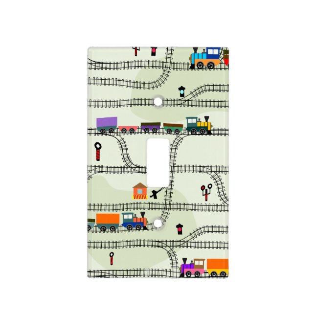 Railway Kids Trains & Tracks  Light Switch Cover (Front)