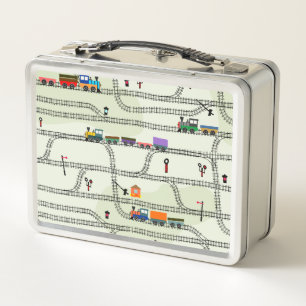 Railway Kids Trains & Tracks Metal Lunch Box
