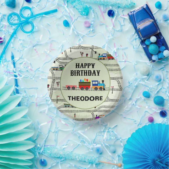 Railway Kids Trains & Tracks Paper Bowls (Party)