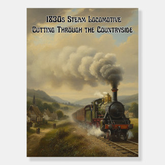 Railway locomotive Crossing Foam Board