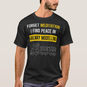 Railway Modelling Model Railroading Train Trains T-Shirt