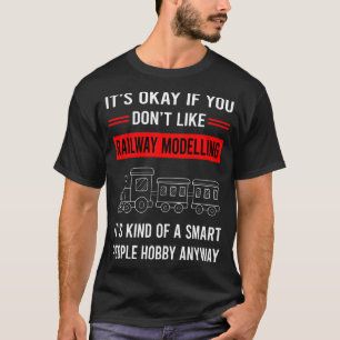 Railway Modelling Model Railroading Train Trains T-Shirt
