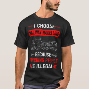 Railway Modelling Model Railroading Train Trains T-Shirt