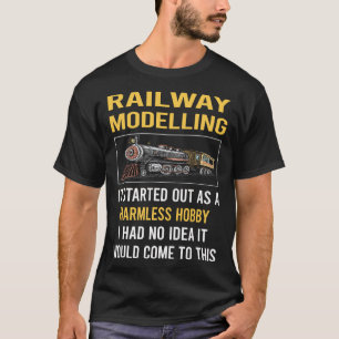 Railway Modelling Model Railroading Train Trains T-Shirt