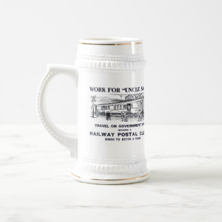 Railway Postal Clerk Vintage 1926  Beer Stein