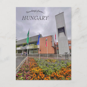 Railway Station in Sopron Hungary Postcard