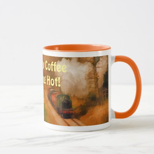 Railway Steam Train for Trainspotters Art III Mug