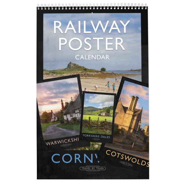 Railway Style Poster Calendar 2023 (Cover)