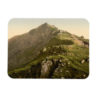 Railway, The Last Mile, Snowdon, Gwynedd, Wales Magnet