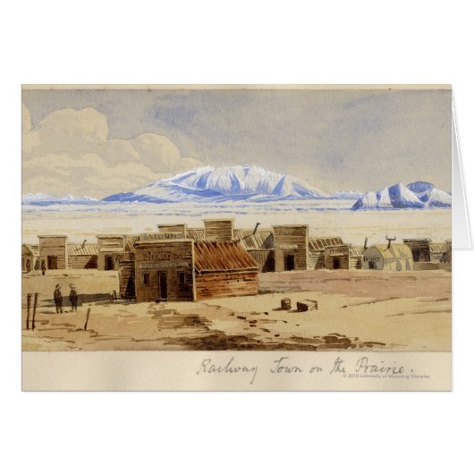 Railway Town on the Prairie Cards (Front Horizontal)