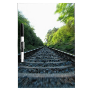 Railway Tracks Dry-Erase Board