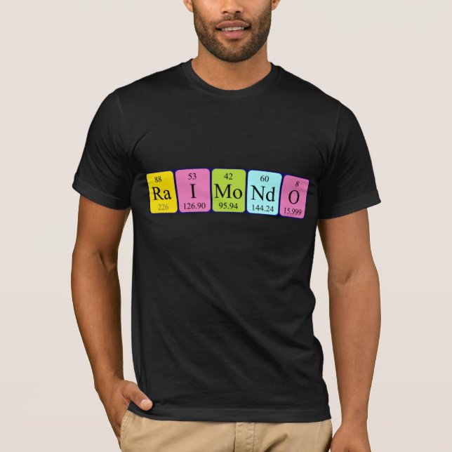 Raimondo periodic table name shirt (Front)