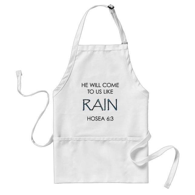 Rain Adult Apron (Front)